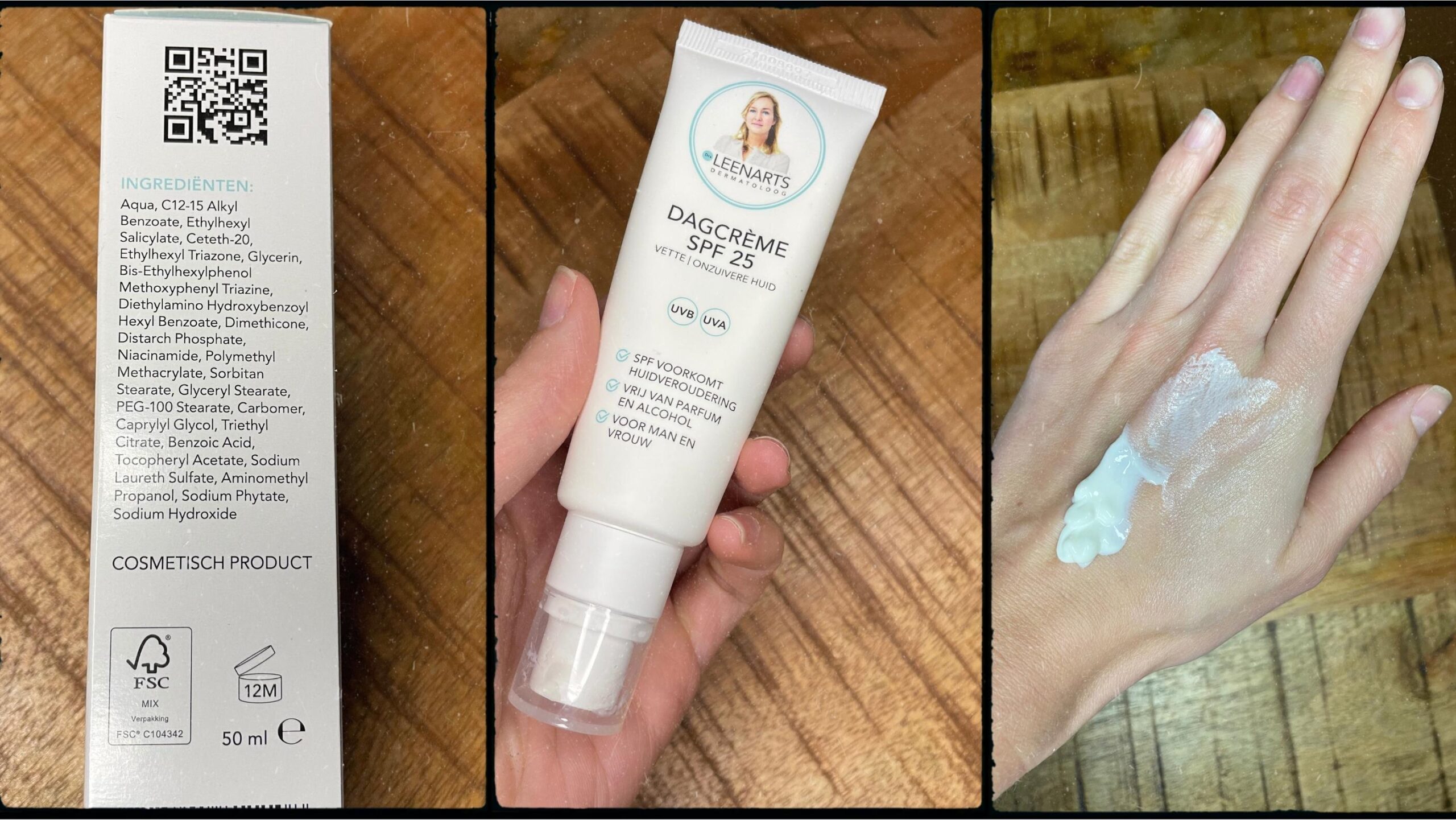 review drs leenarts dagcrème spf 25 voor de vette huid