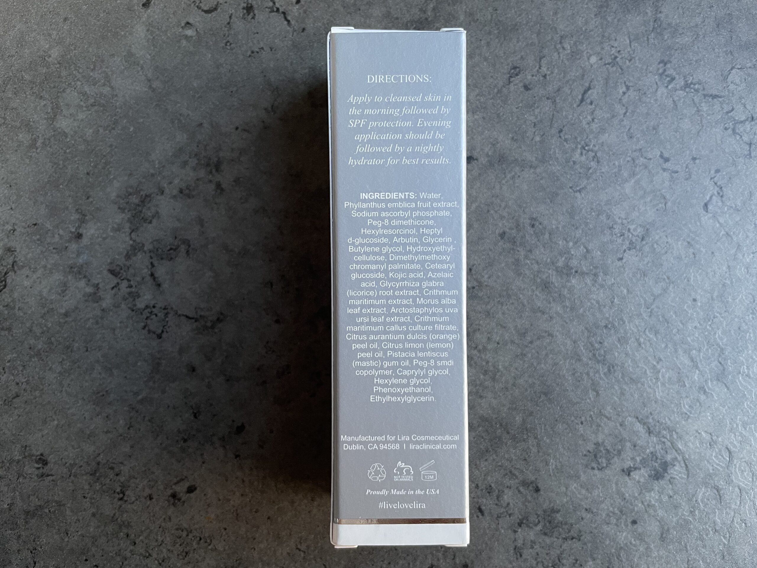 ingredienten lira pro lite serum