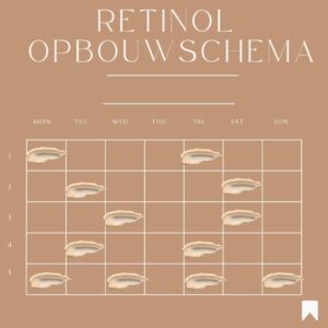 retinol opbouwschema