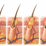 hoe ontstaat het puistje